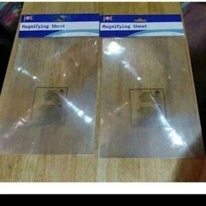 MAGNIFYING SHEETS-SET OF 2-NEW